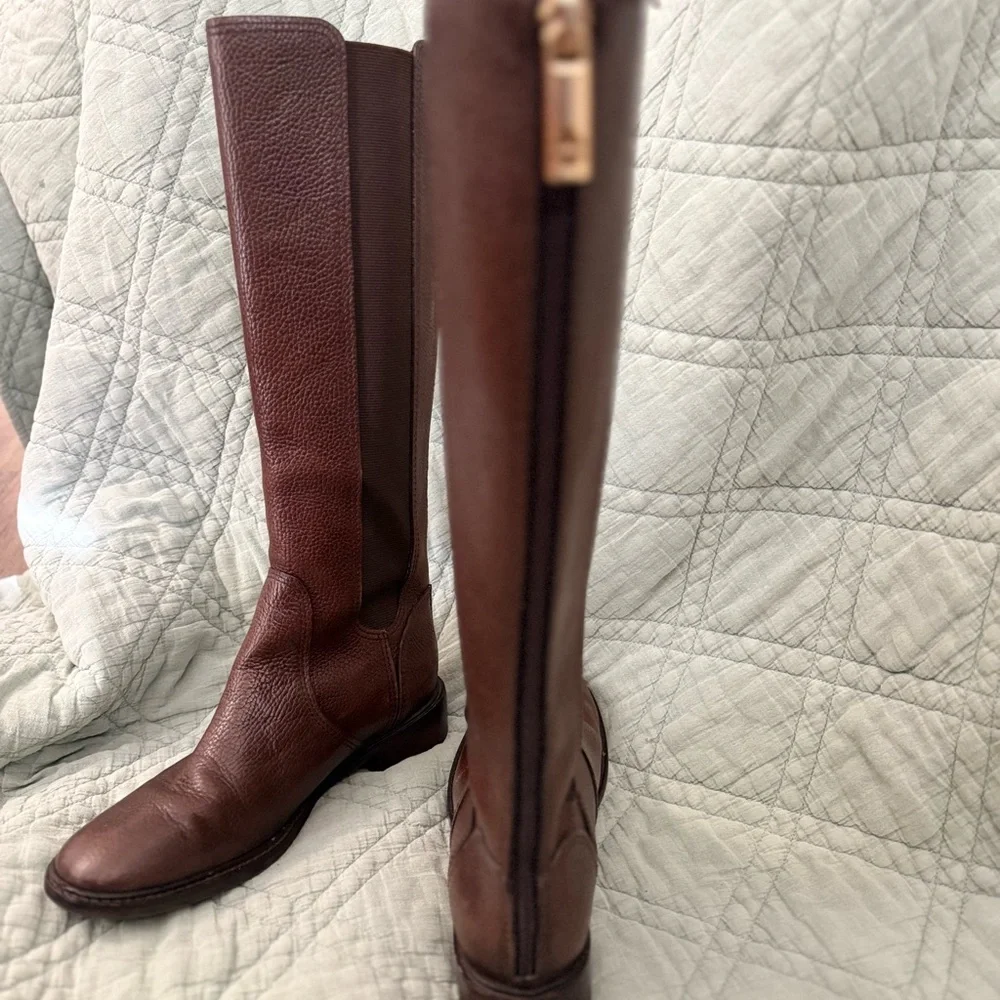Tory Burch Brown Winter & Rain Boots